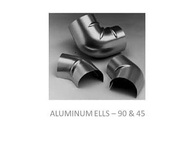 Image of three aluminum ells.